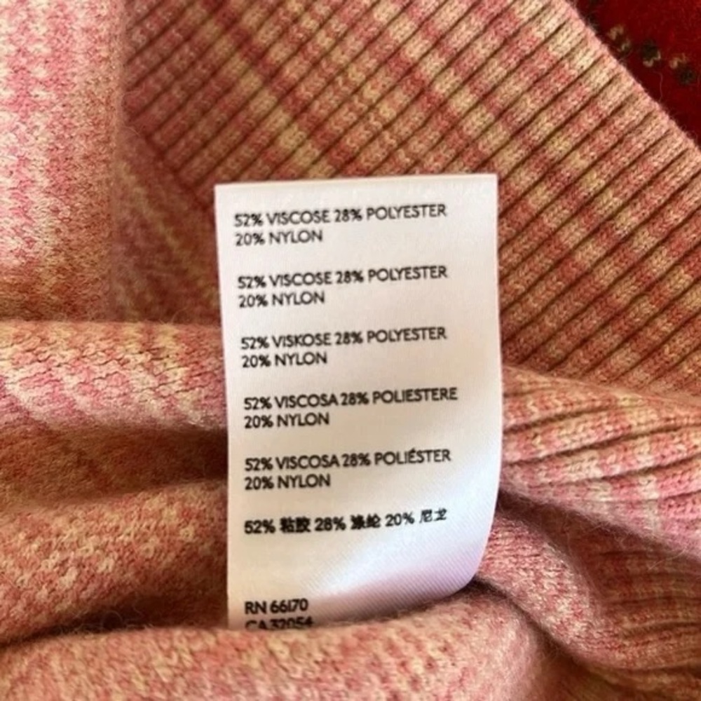Anthropologie Pink and Red Knit Sweater - Picture 11 of 11